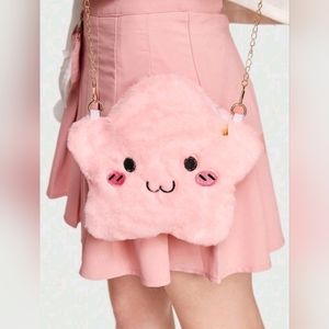 Kawaii Mini Novelty Bag Star Design Fluffy